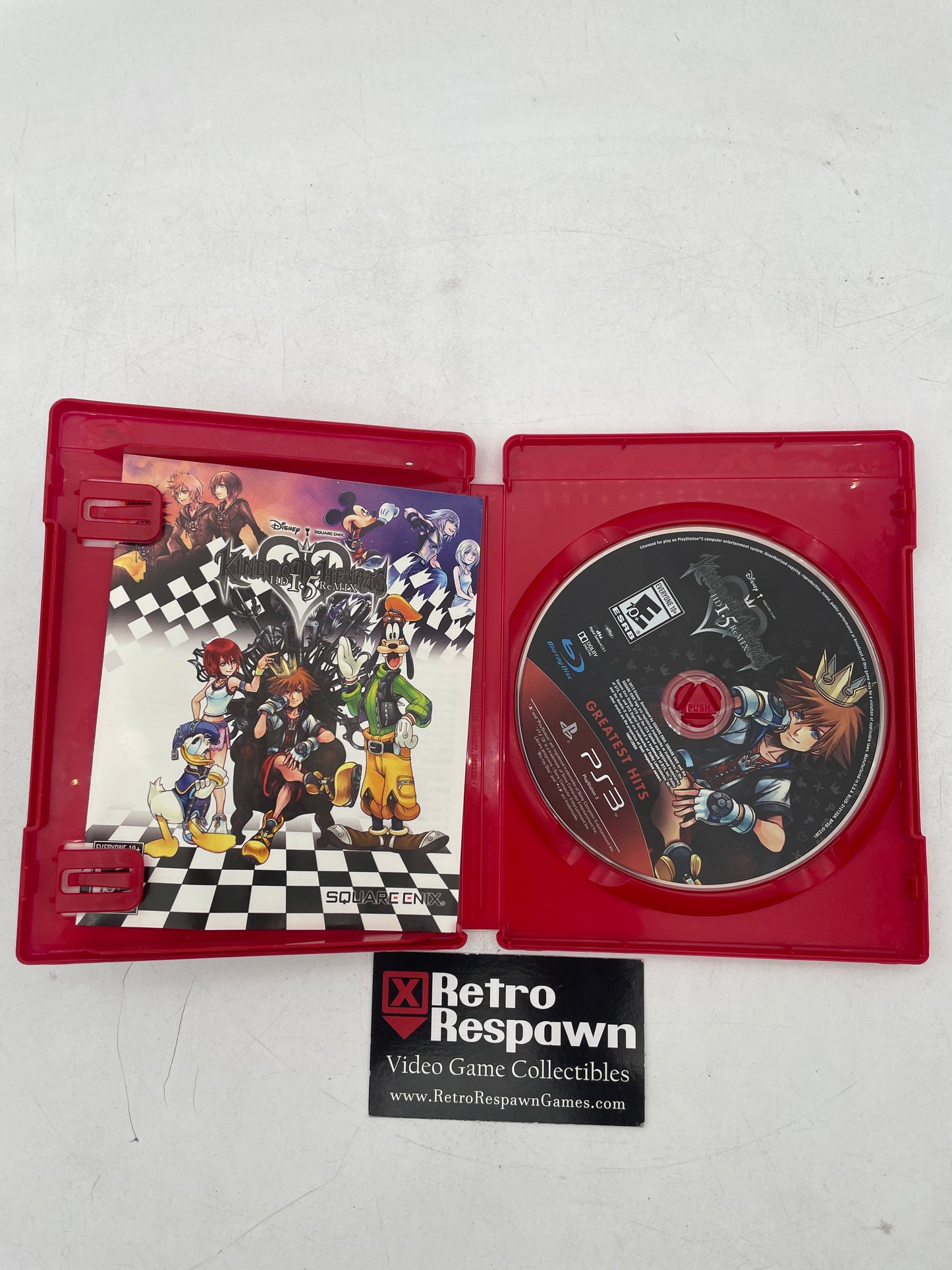 Kingdom Hearts HD 1.5 Remix [Greatest Hits] - Playstation 3 (Complete)