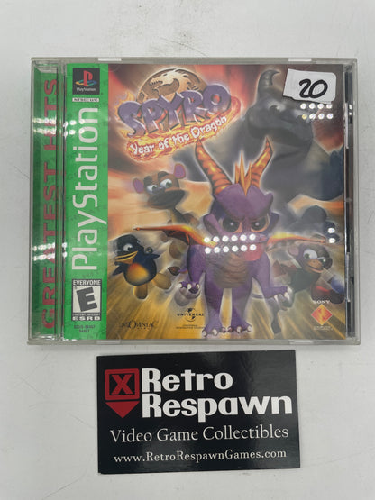 Spyro Year of the Dragon [Greatest Hits] - Playstation (Complete)