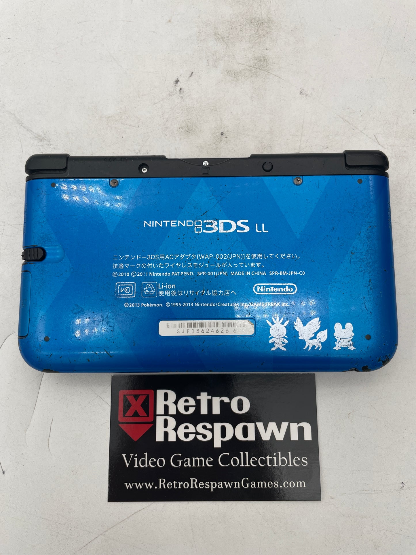 Nintendo 3DS LL Pokemon X Xerneas Yveltal Blue - JP Nintendo 3DS (Console+Charger)