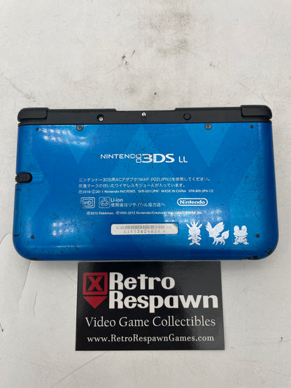 Nintendo 3DS LL Pokemon X Xerneas Yveltal Blue - JP Nintendo 3DS (Console+Charger)