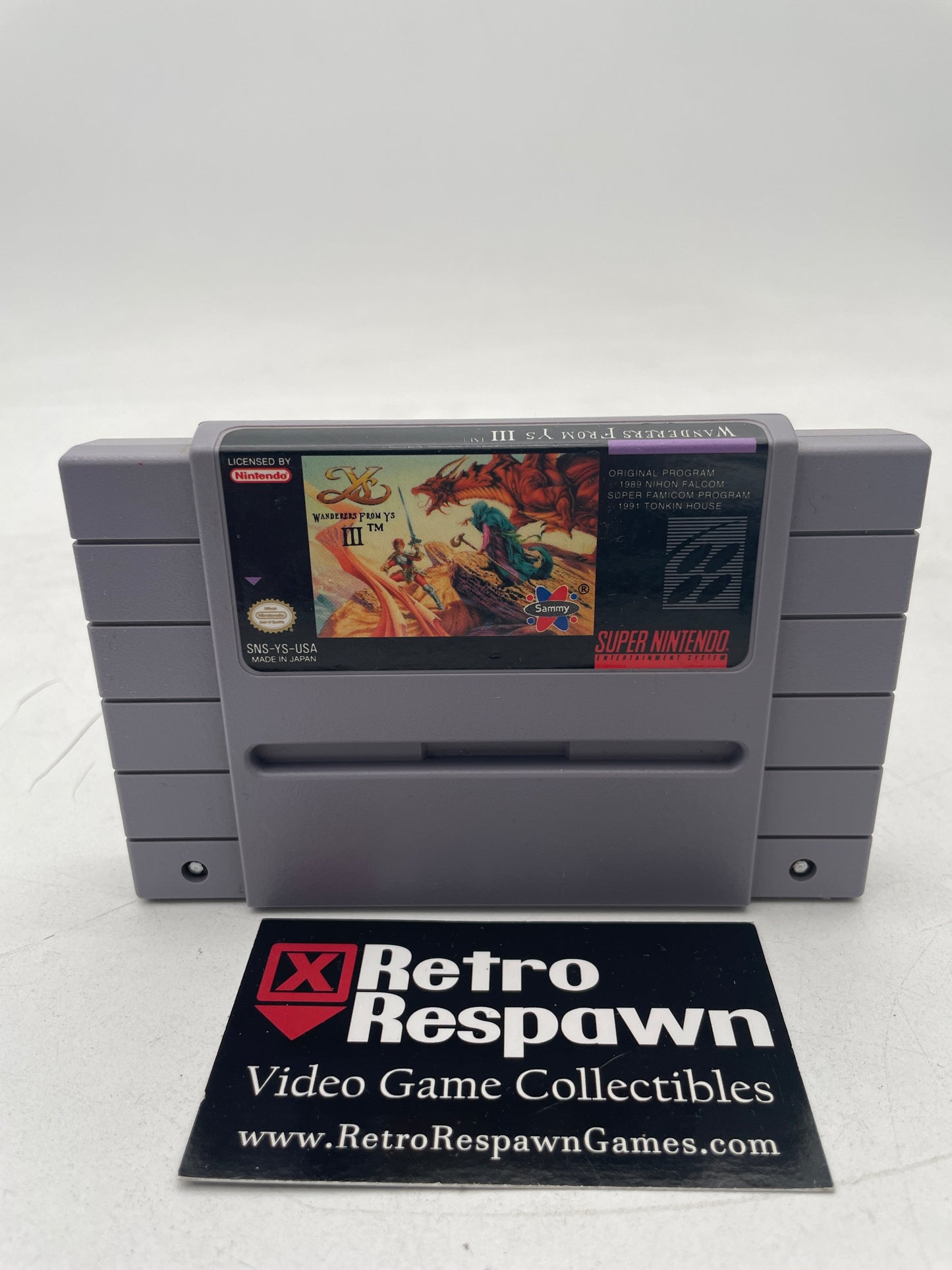 Ys III Wanderers from Ys - Super Nintendo (Game Only)