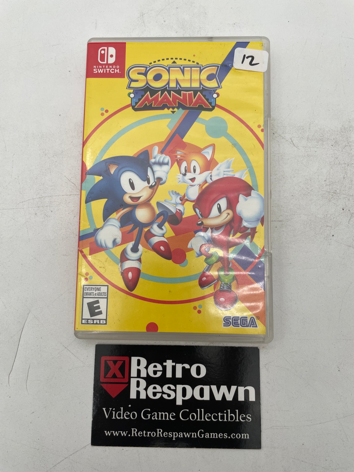Sonic Mania - Nintendo Switch (Complete)