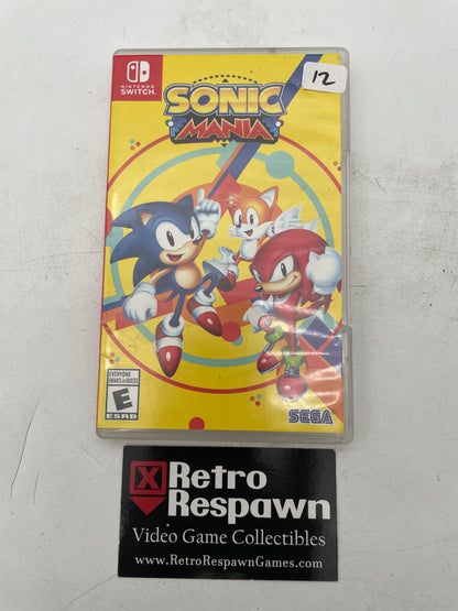 Sonic Mania - Nintendo Switch (Complete)