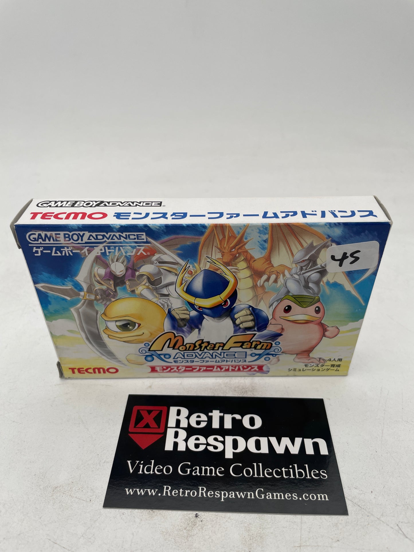 Monster Farm Advance - JP GameBoy Advance (Complete)