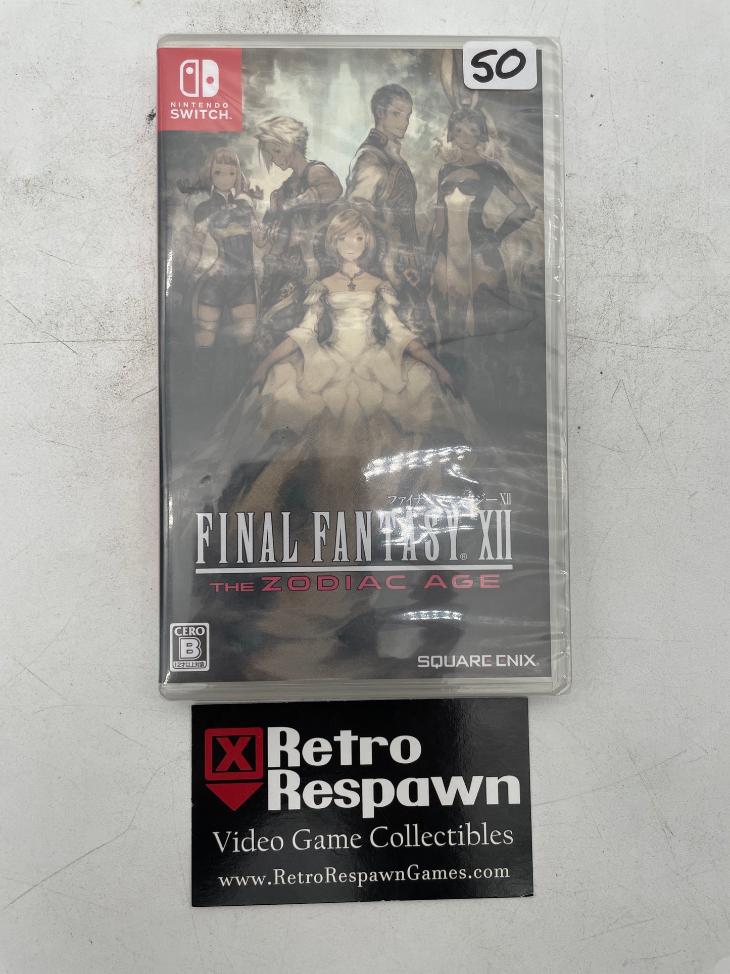 Final Fantasy XII The Zodiac Age - JP Nintendo Switch (Sealed)