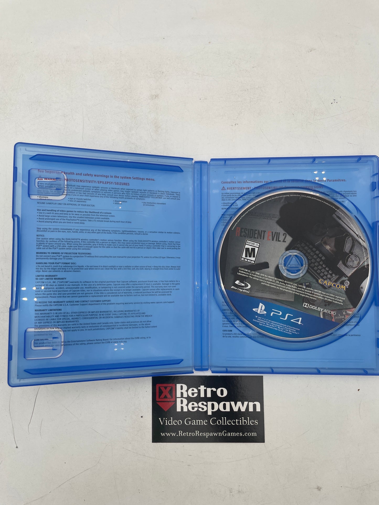 Resident Evil 2 - Playstation 4 (Complete)