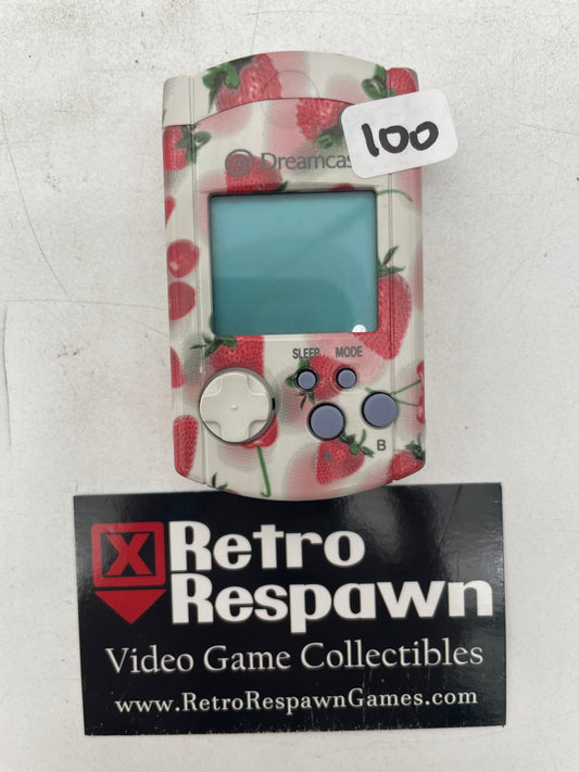 Strawberry VMU - JP Sega Dreamcast (Device Only)