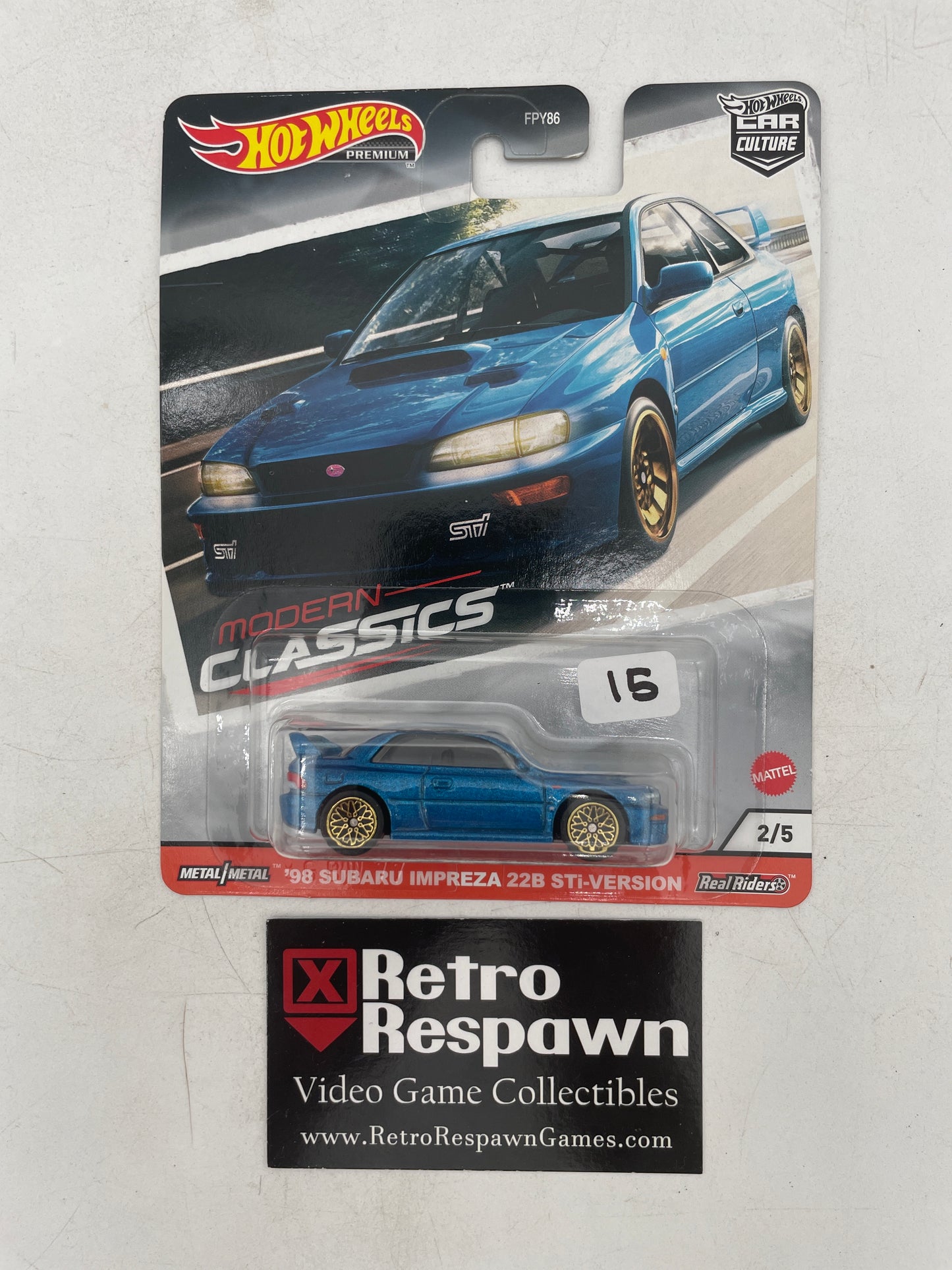 ‘98 Subaru Impreza 22B Sti-Version [Premium] - Hot Wheels (Sealed)