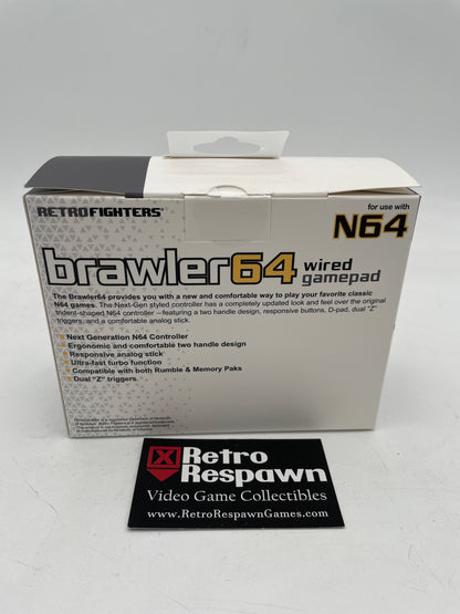 Retro Fighters Brawler64 Controller [Wired Gamepad] - Nintendo 64 (Sealed)