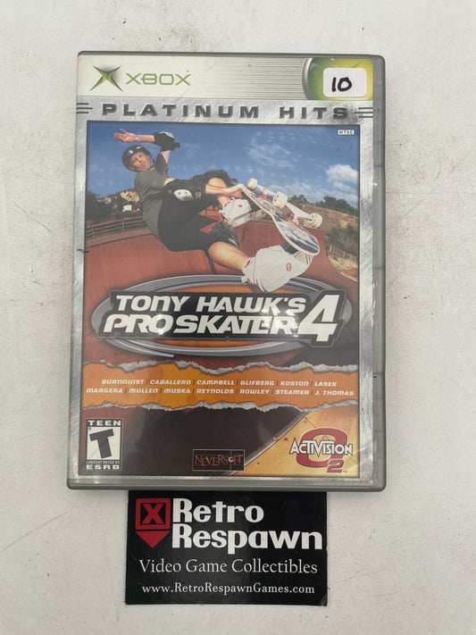 Tony Hawk 4 [Platinum Hits] - Xbox (Complete)