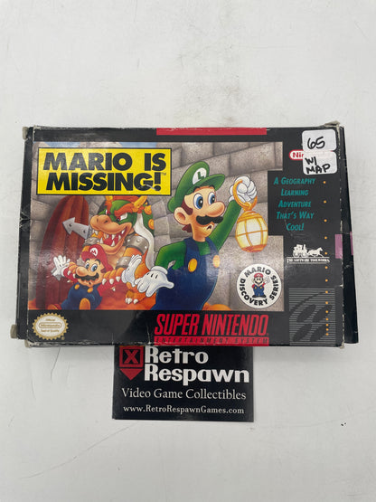 Mario is Missing - Super Nintendo (Complete)