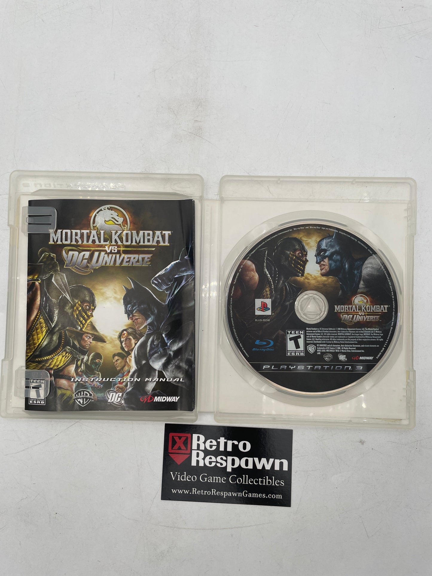 Mortal Kombat vs. DC Universe - Playstation 3 (Complete)