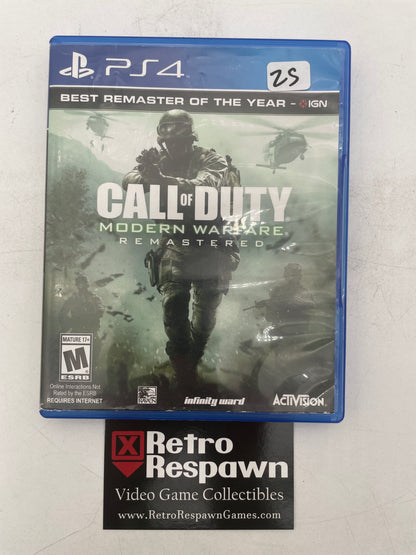 Call of Duty: Modern Warfare Remastered - Playstation 4 (Complete)
