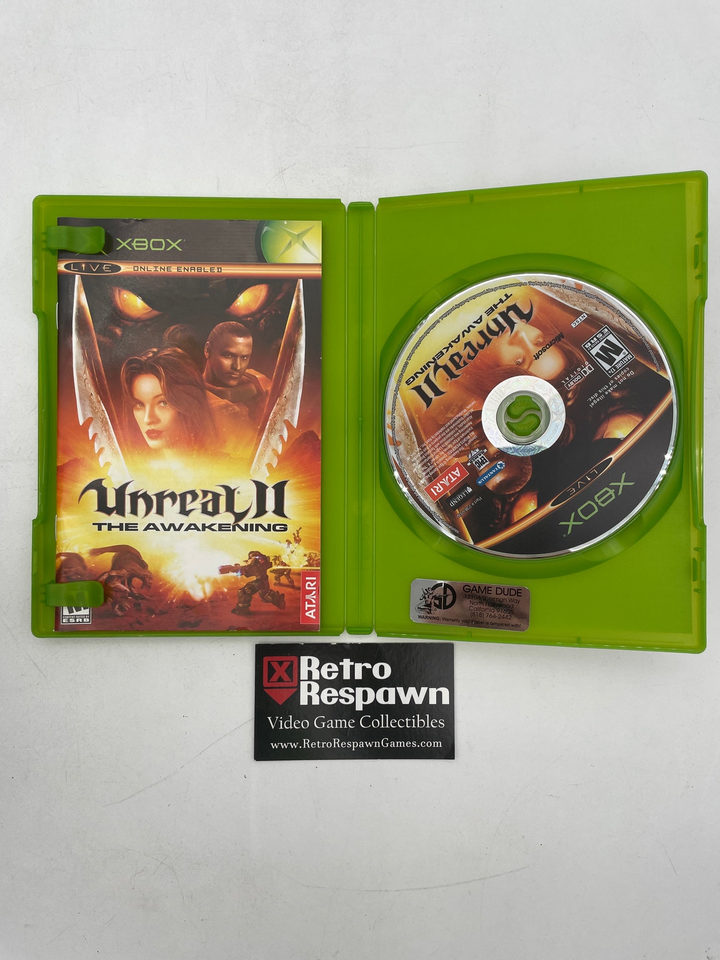 Unreal II The Awakening - Xbox (Complete)