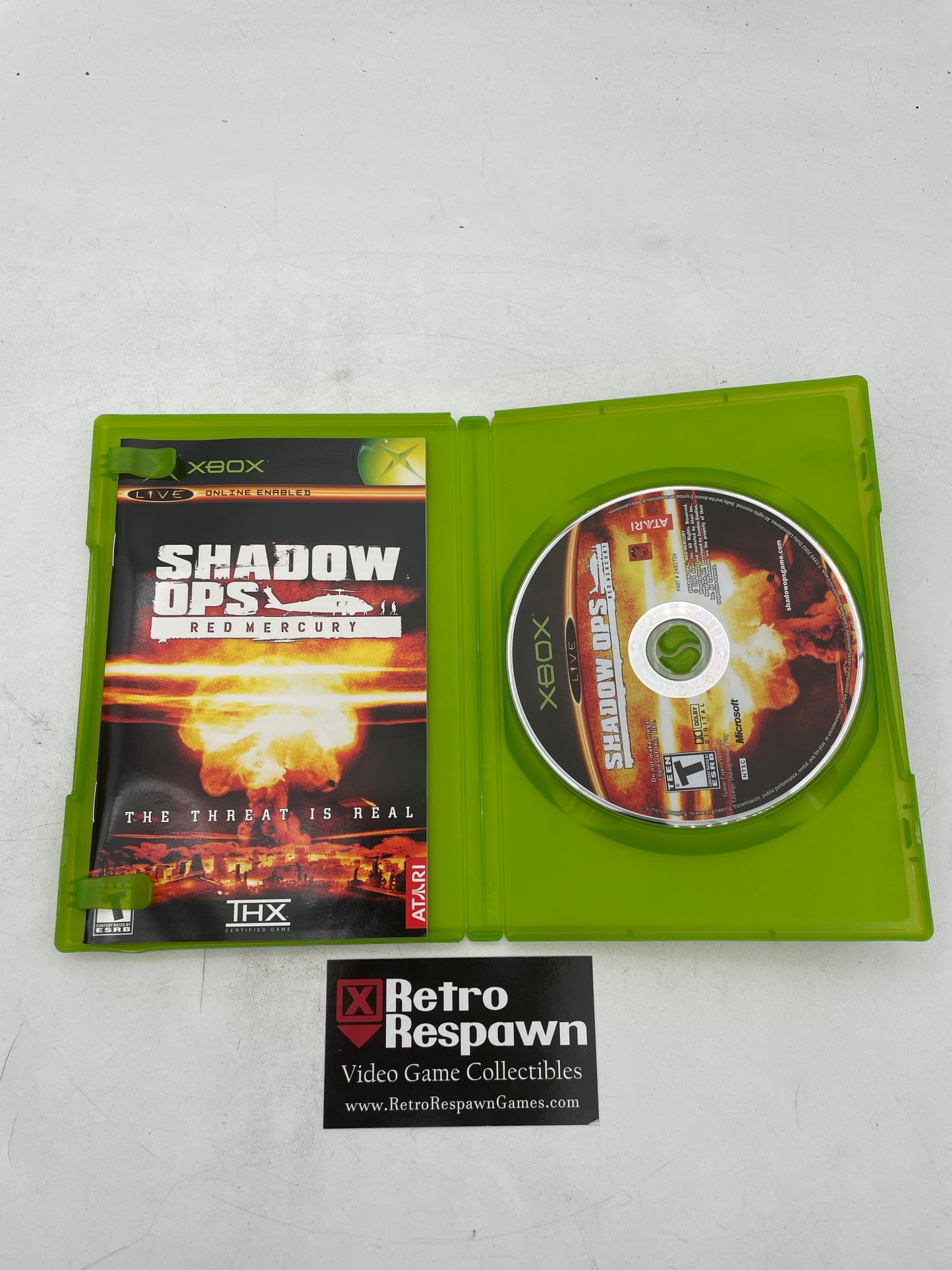 Shadow Ops Red Mercury - Xbox (Complete)