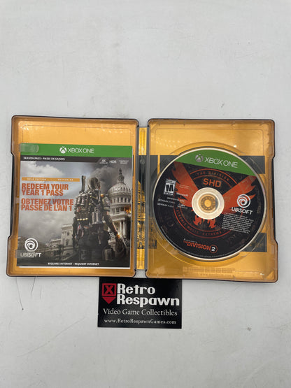 Tom Clancy's The Division 2 [Steelbook] - Xbox One (Complete)