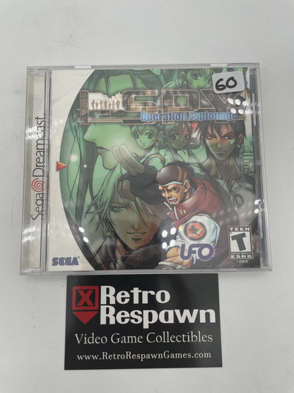 Industrial Spy Operation Espionage - Sega Dreamcast (Complete)