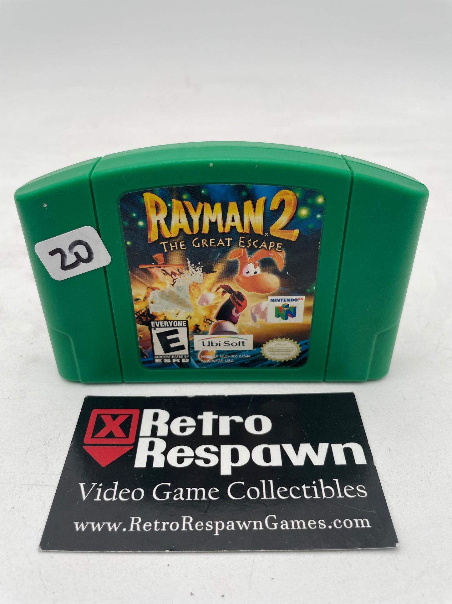 Torn Label Rayman 2 The Great Escape - Nintendo 64 (Game Only)