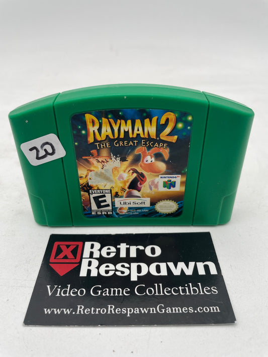 Torn Label Rayman 2 The Great Escape - Nintendo 64 (Game Only)