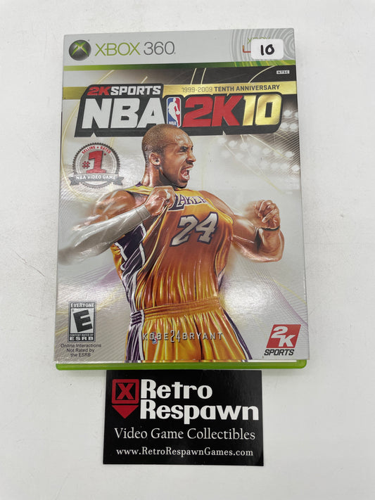 NBA 2K10 - Xbox 360 (Complete)