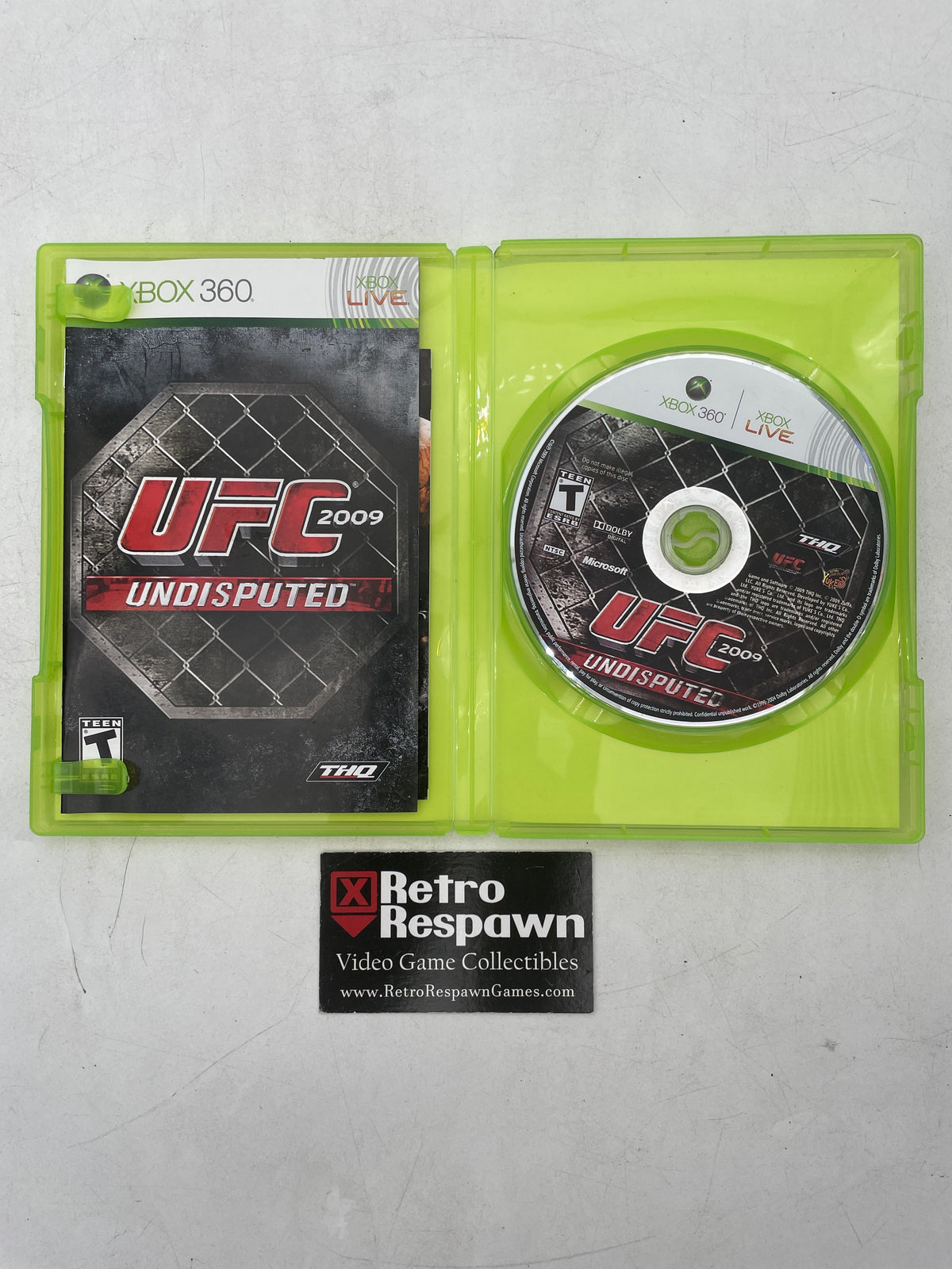 UFC 2009 Undisputed - Xbox 360 (Complete)
