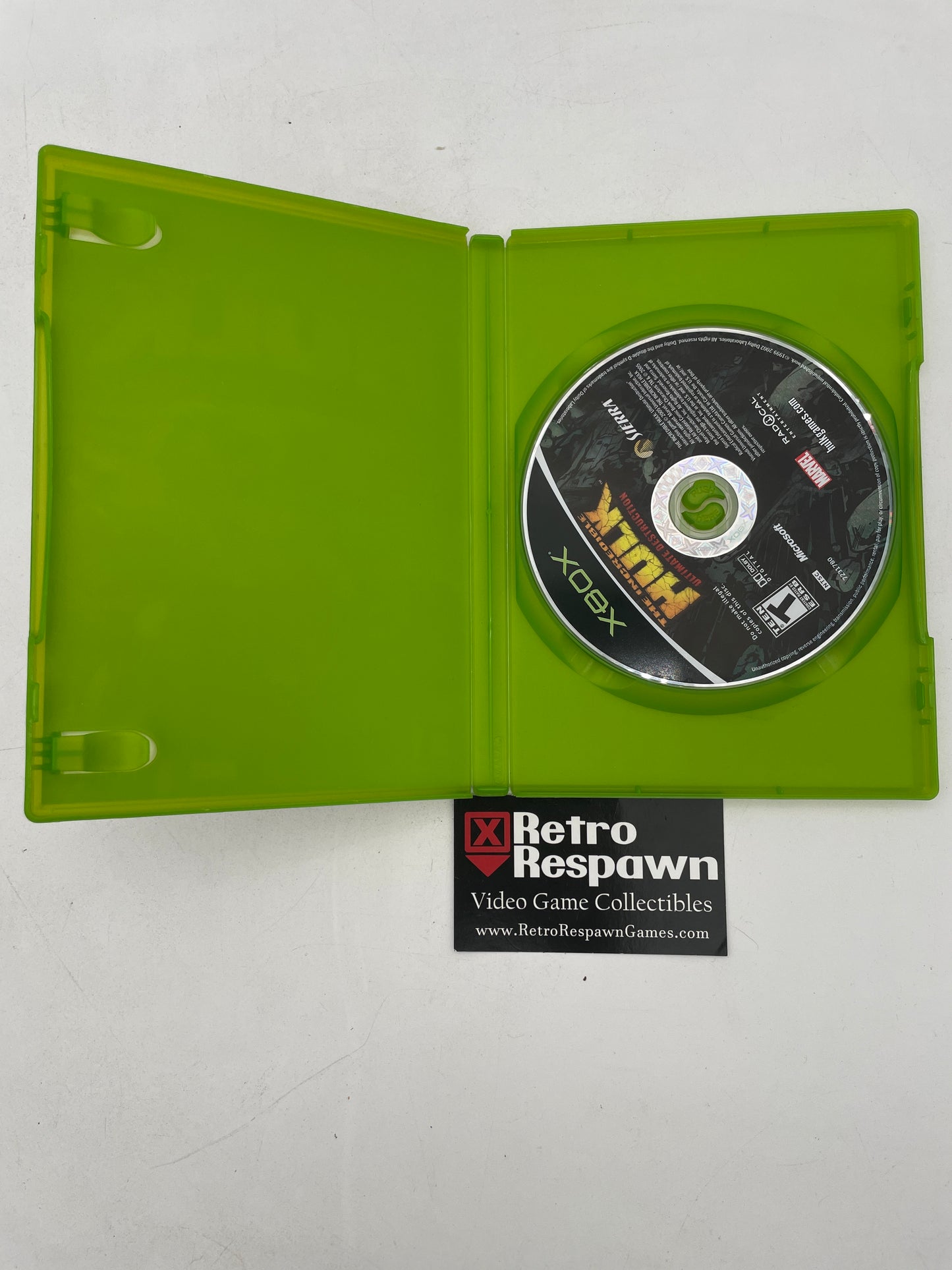 The Incredible Hulk Ultimate Destruction - Xbox (Missing Manual)