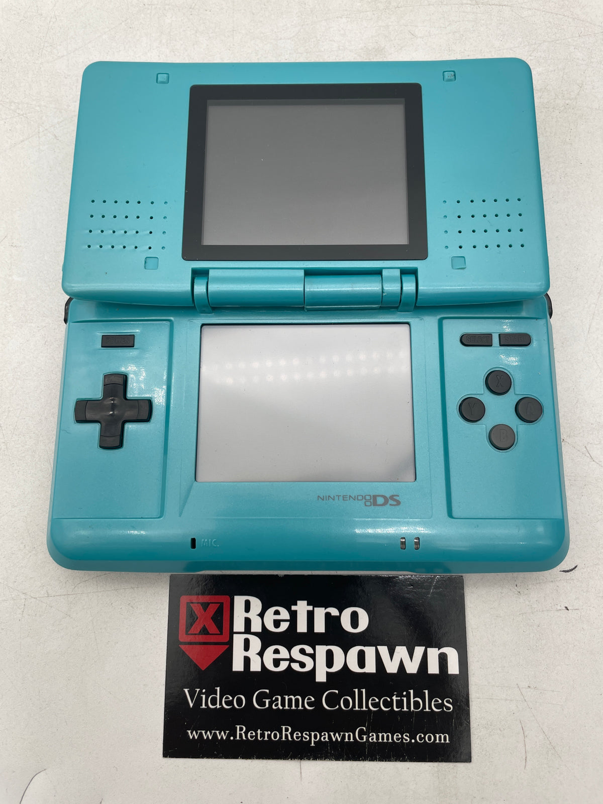 Light Blue ReShelled Nintendo DS Console - Nintendo DS (Console + Charger)