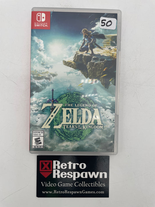 Zelda: Tears Of the Kingdom - Nintendo Switch (Complete)