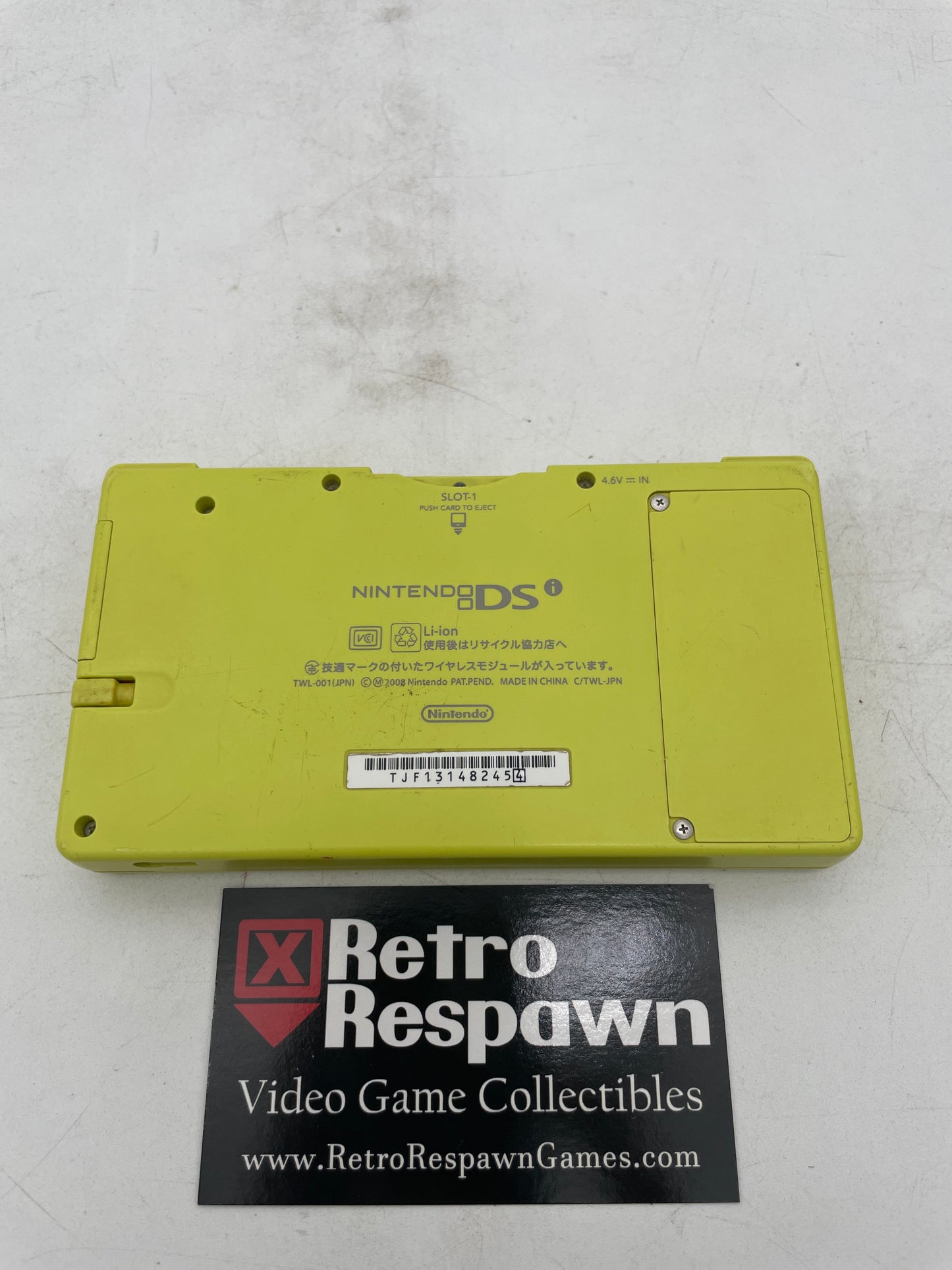 Modded Lime Green Nintendo DSi - JP Nintendo DS (Console+Charger)
