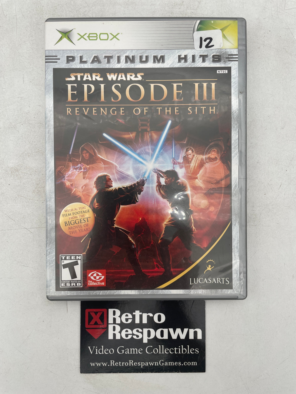 Star Wars Episode III Revenge of the Sith [Platinum Hits] - Xbox (Complete)