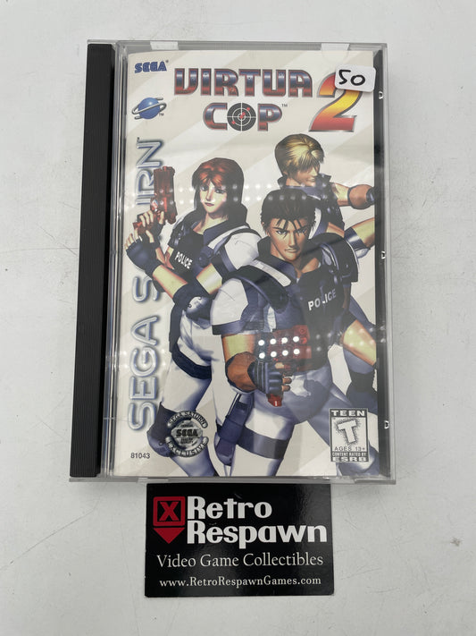 Virtua Cop 2 - Sega Saturn (Complete)