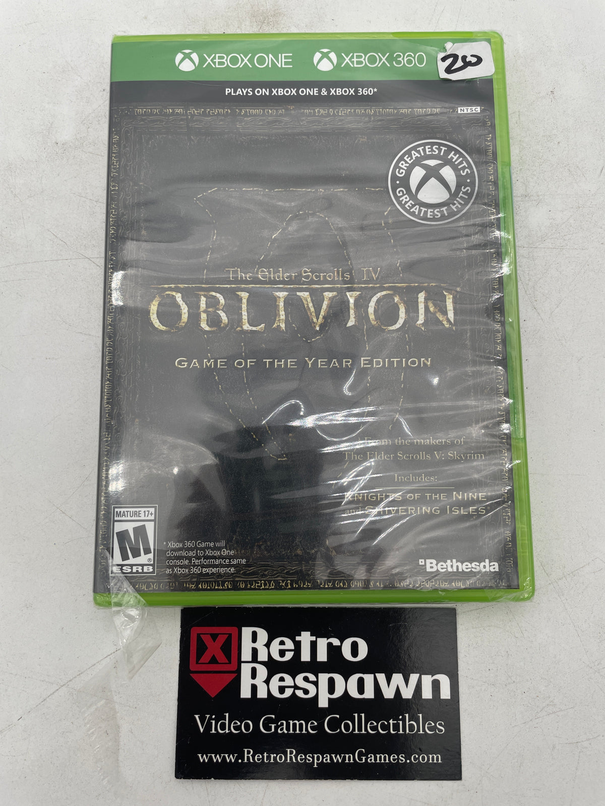Elder Scrolls IV Oblivion [Game of the Year] Platinum Hits - Xbox One (Sealed)