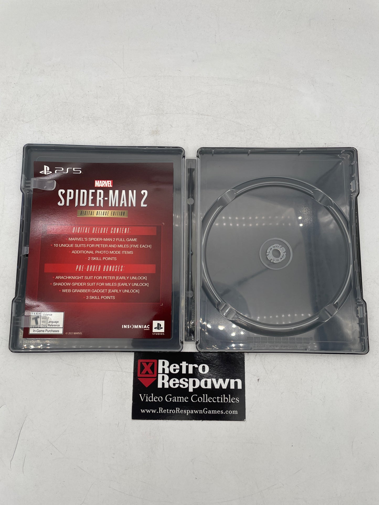 Spider-Man 2 Steelbook - PlayStation 5 (No Game)