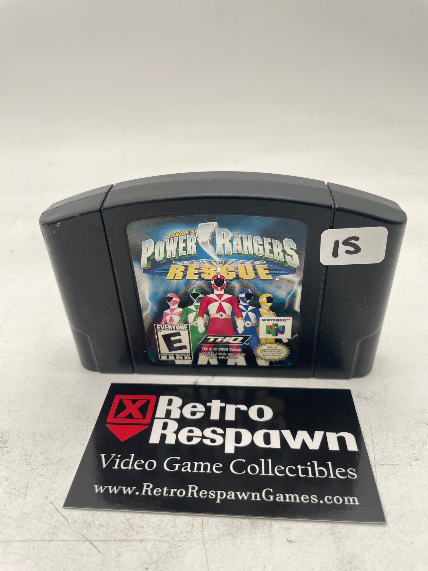 Power Rangers Lightspeed Rescue - Nintendo 64 (Game Only)