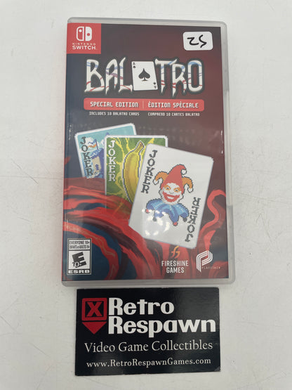 Balatro: Special Edition - Nintendo Switch (Complete)