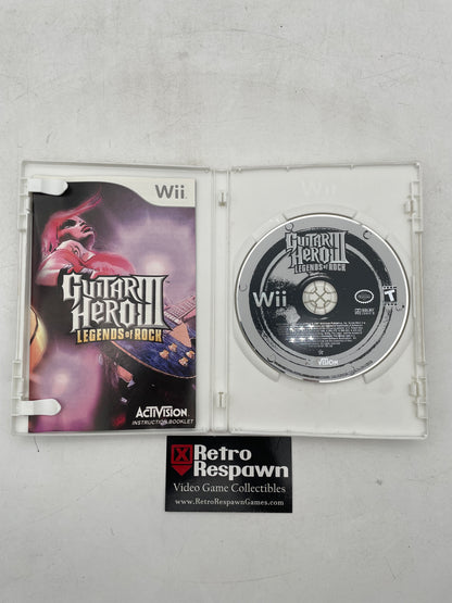 Guitar Hero III Legends of Rock - Wii (Complete)