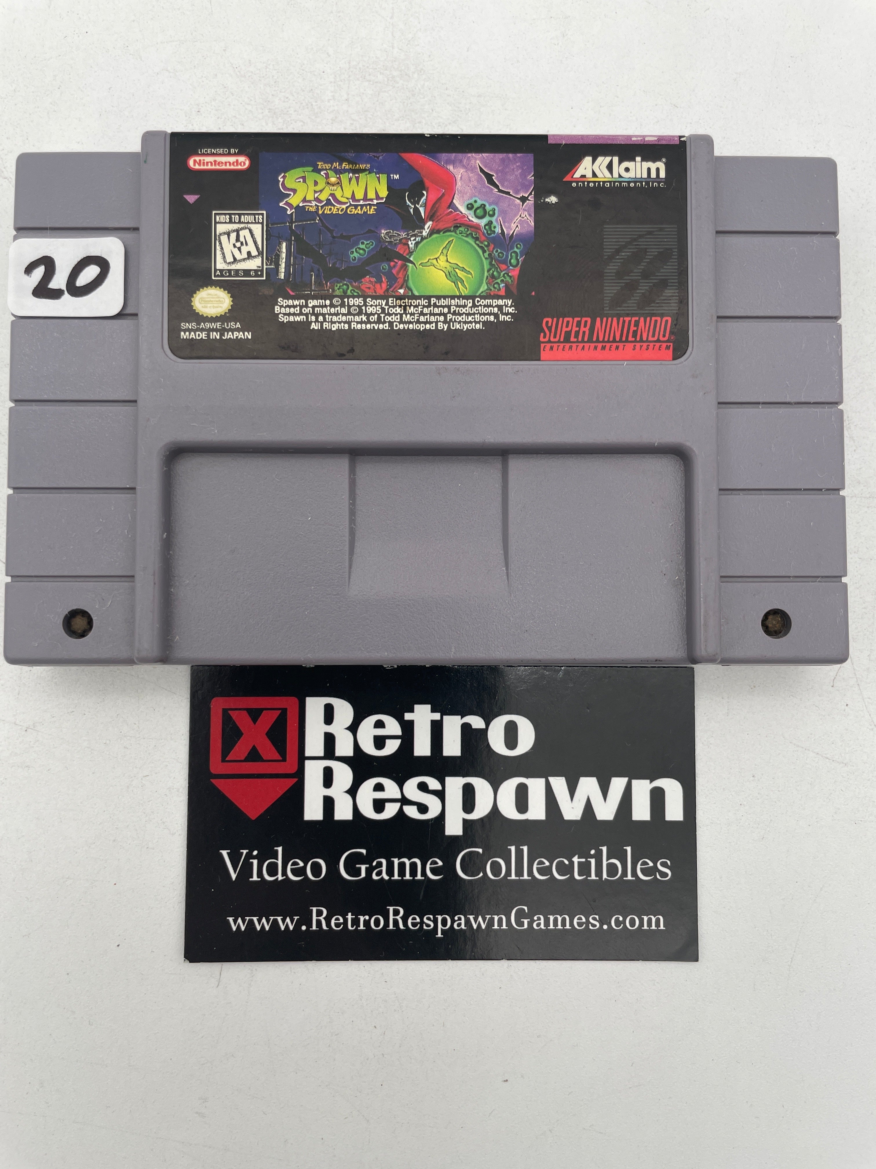 Spawn - Super Nintendo (Game Only) – Retro Respawn