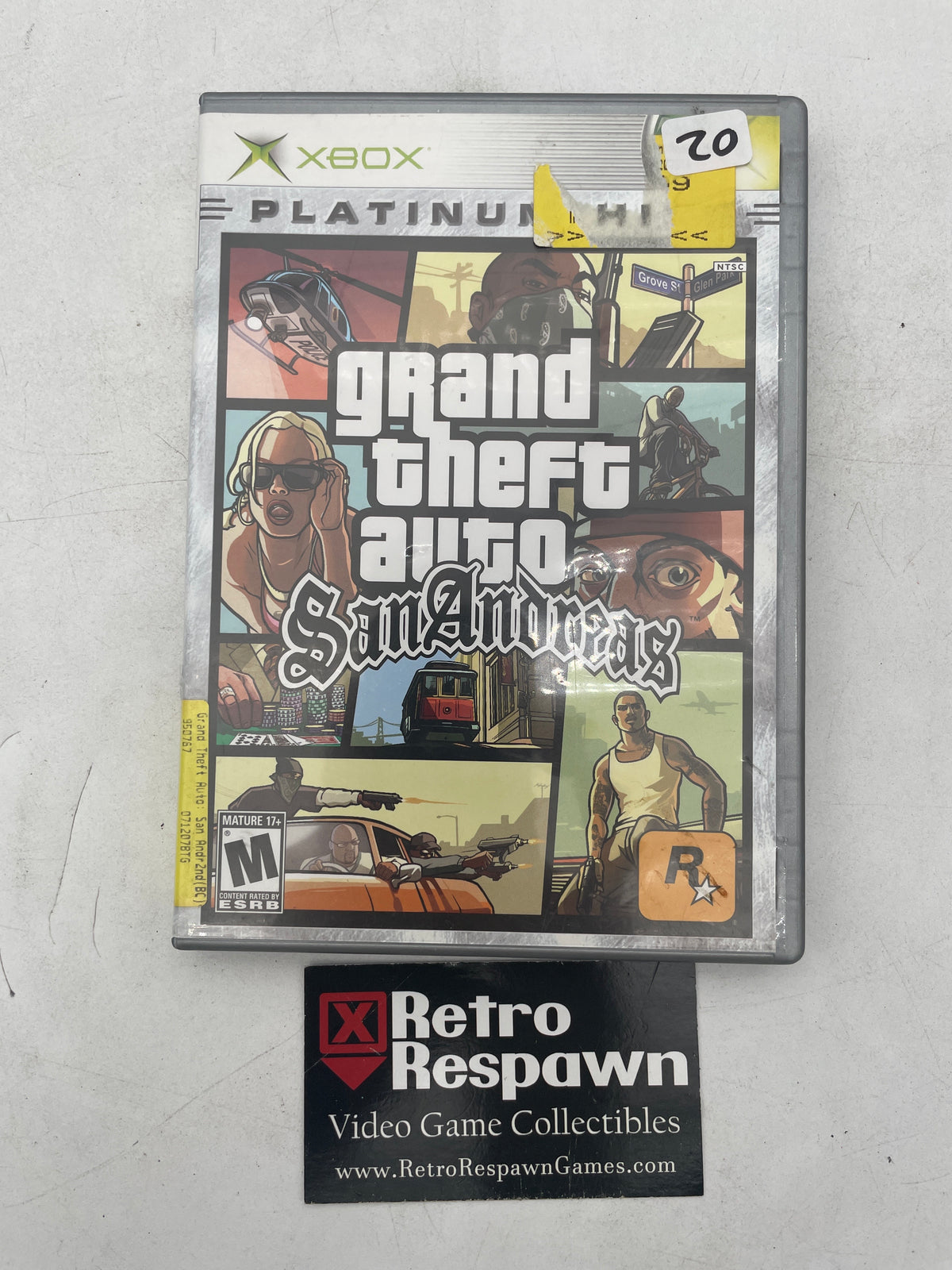 Grand Theft Auto San Andreas: Second Edition [Platinum Hits] - Xbox (No Manual W/Map)