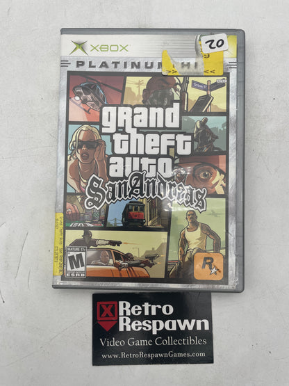 Grand Theft Auto San Andreas: Second Edition [Platinum Hits] - Xbox (No Manual W/Map)