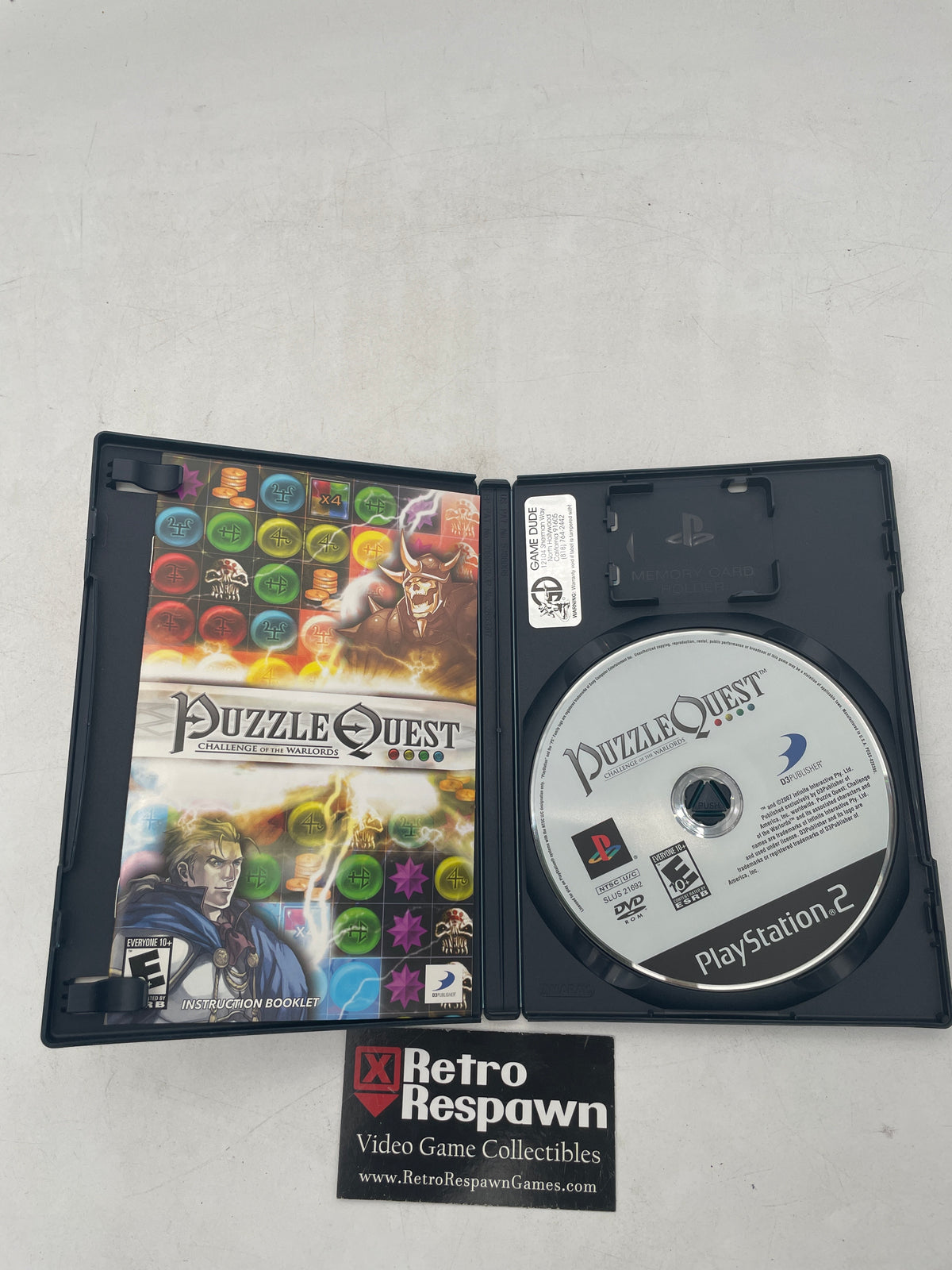 Puzzle Quest Challenge of the Warlords - Playstation 2 (Complete)