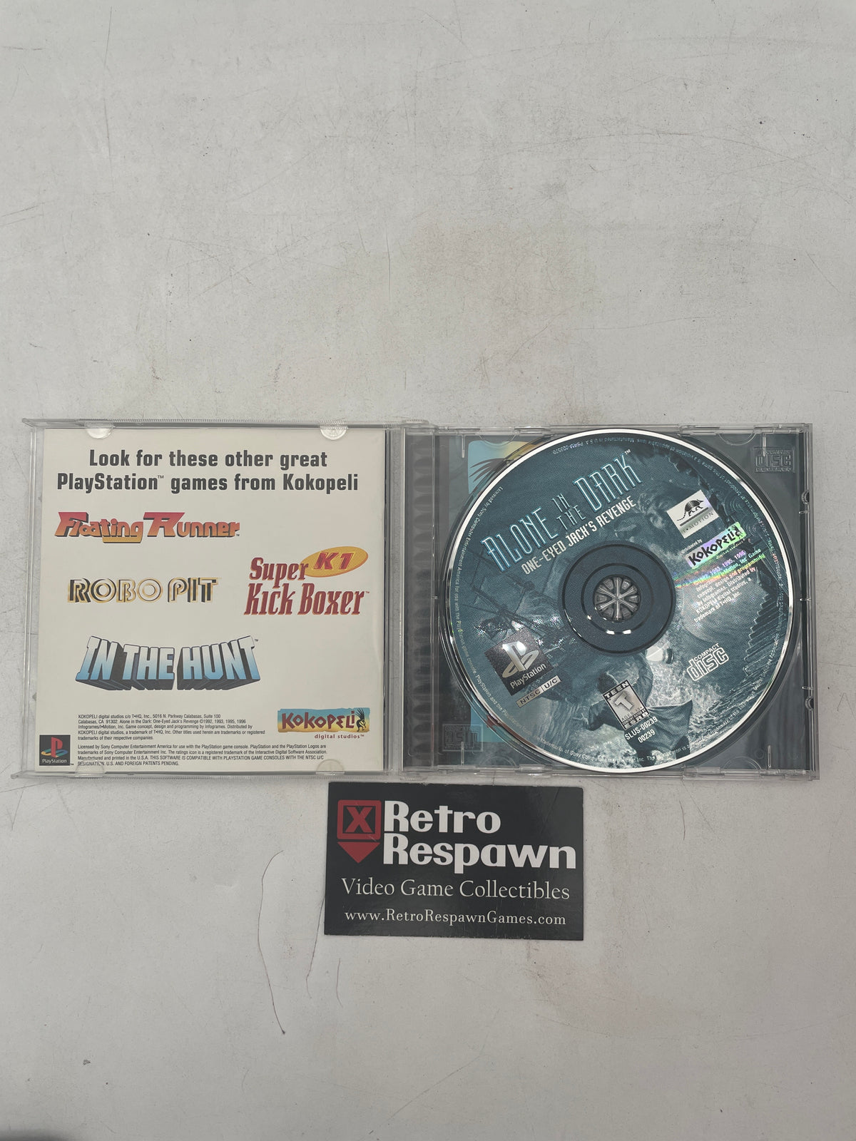 Alone In The Dark One Eyed Jack's Revenge - Playstation (Complete)