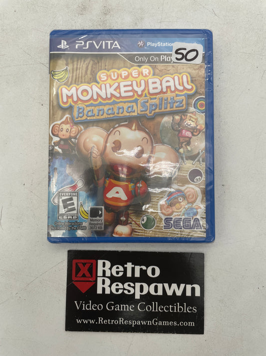 Super Monkey Ball Banana Splitz - Playstation Vita (Sealed)