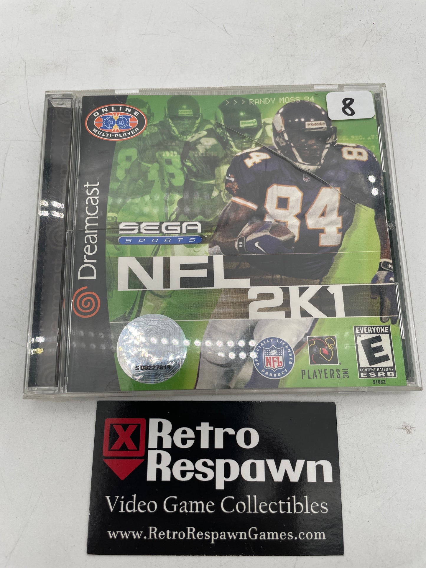 NFL 2K1 - Sega Dreamcast (Complete)