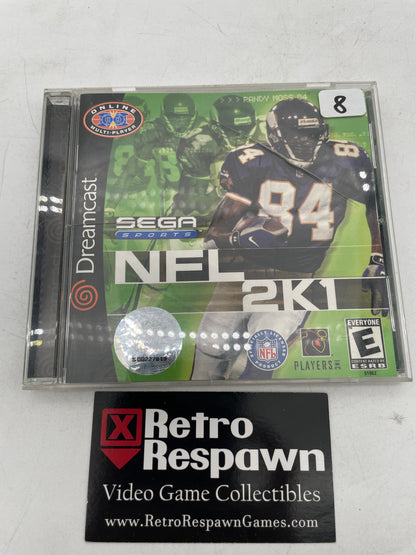 NFL 2K1 - Sega Dreamcast (Complete)