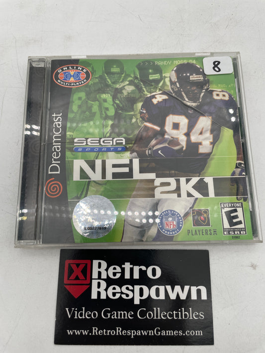 NFL 2K1 - Sega Dreamcast (Complete)