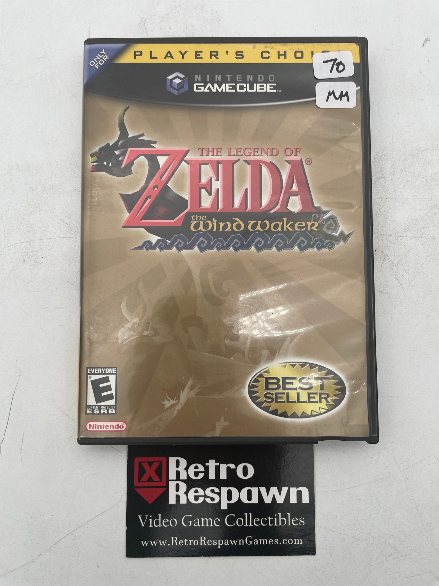 Zelda Wind Waker [Player's Choice] - Gamecube (Missing Manual)