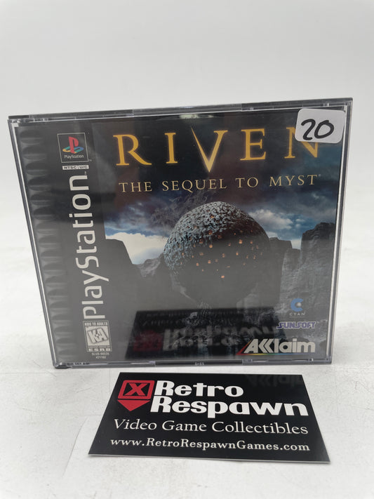 Riven The Sequel to Myst - Playstation (Complete)