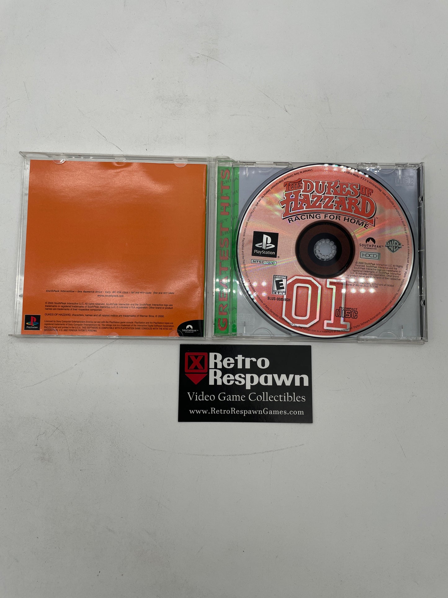 Dukes of Hazzard Racing for Home [Greatest Hits] - Playstation (Complete)