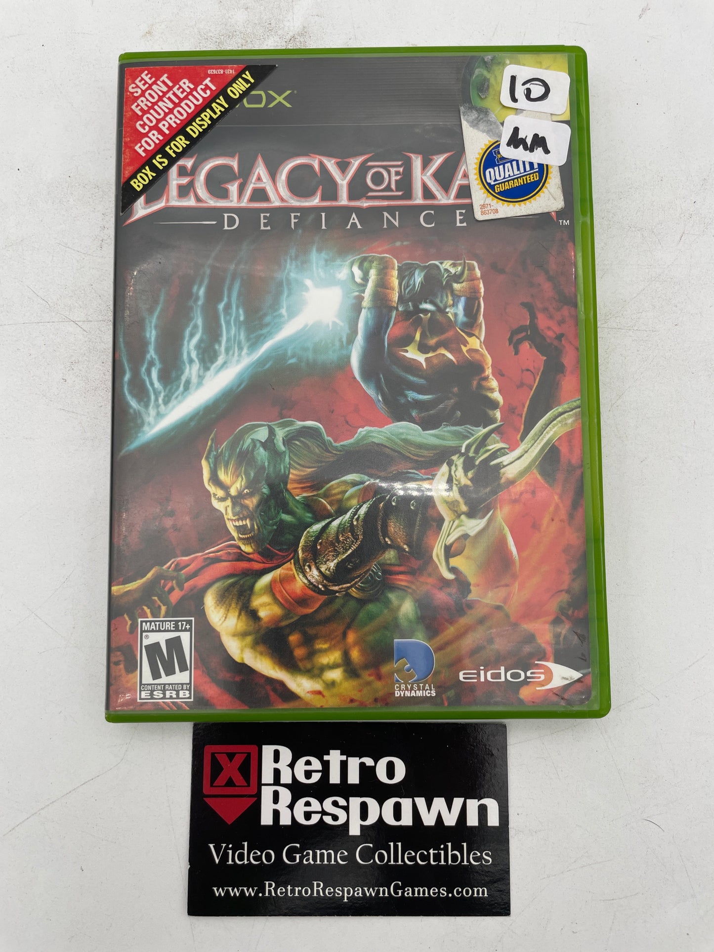 Legacy of Kain Defiance - Xbox (Missing Manual)
