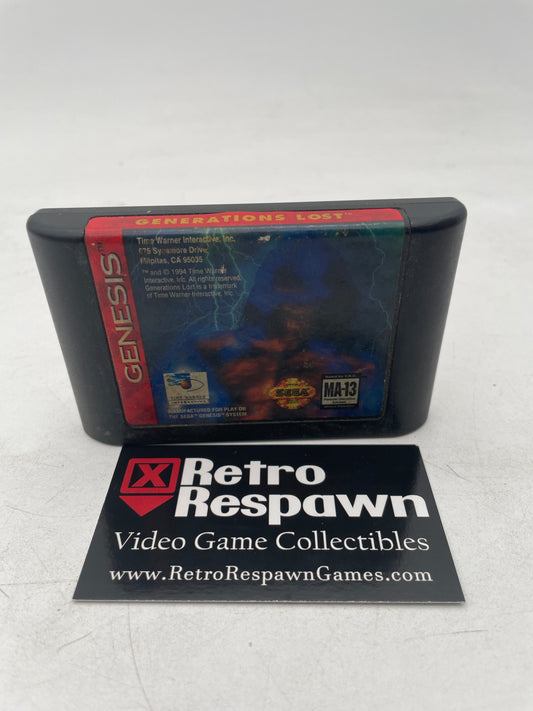 Generations Lost - Sega Genesis (Game Only)